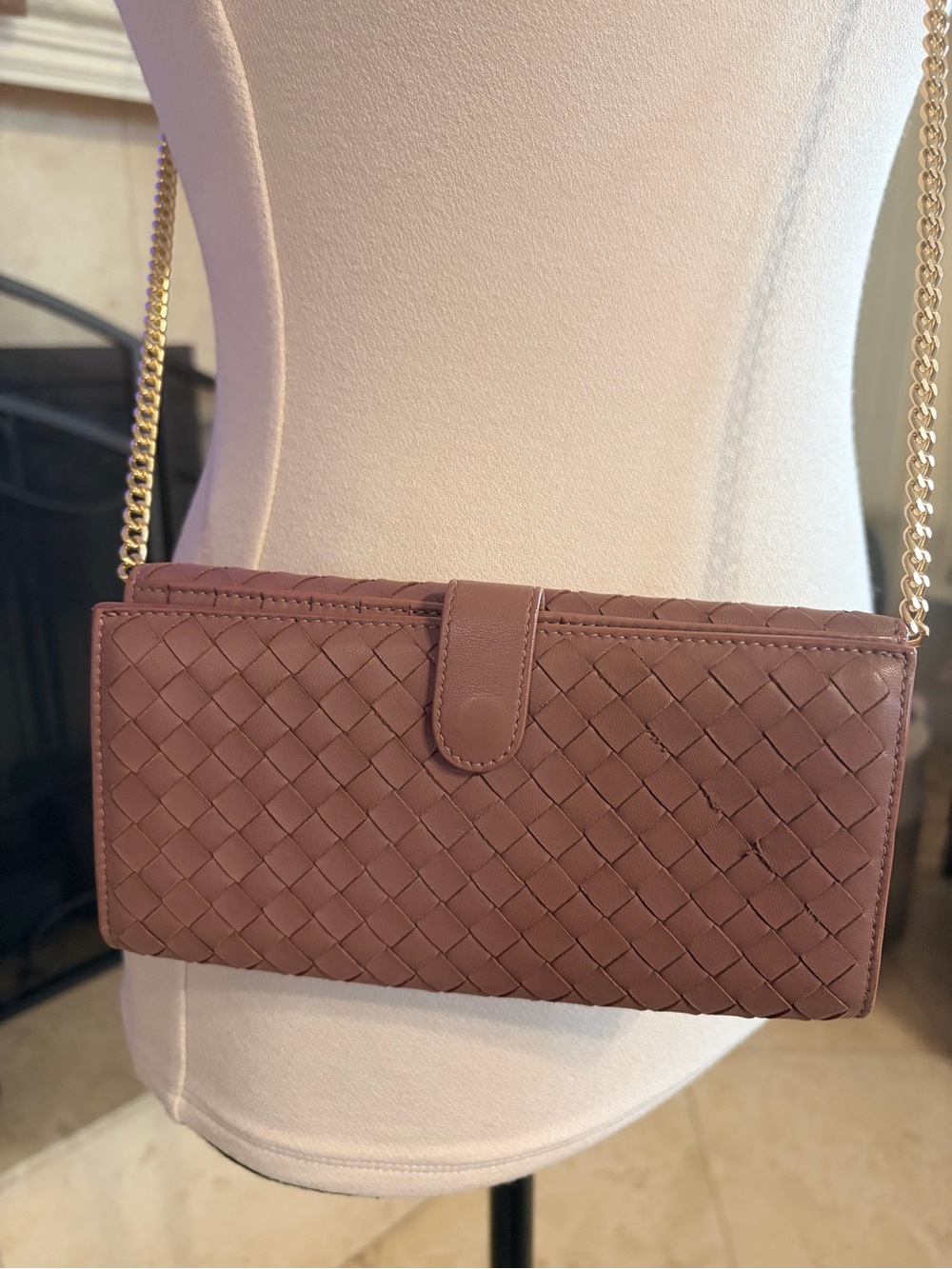*GIFT READY* Bottega Veneta Blush Intrecciato Leather Wallet+COA/box/dust bag - Picture 6 of 10
